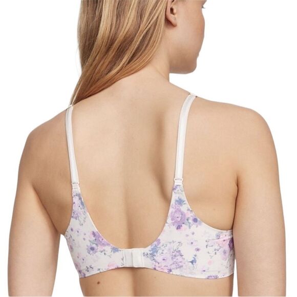 Victoria’s Secret lined Demi floral, print T-shirt bra, size 32B - Picture 2 of 7